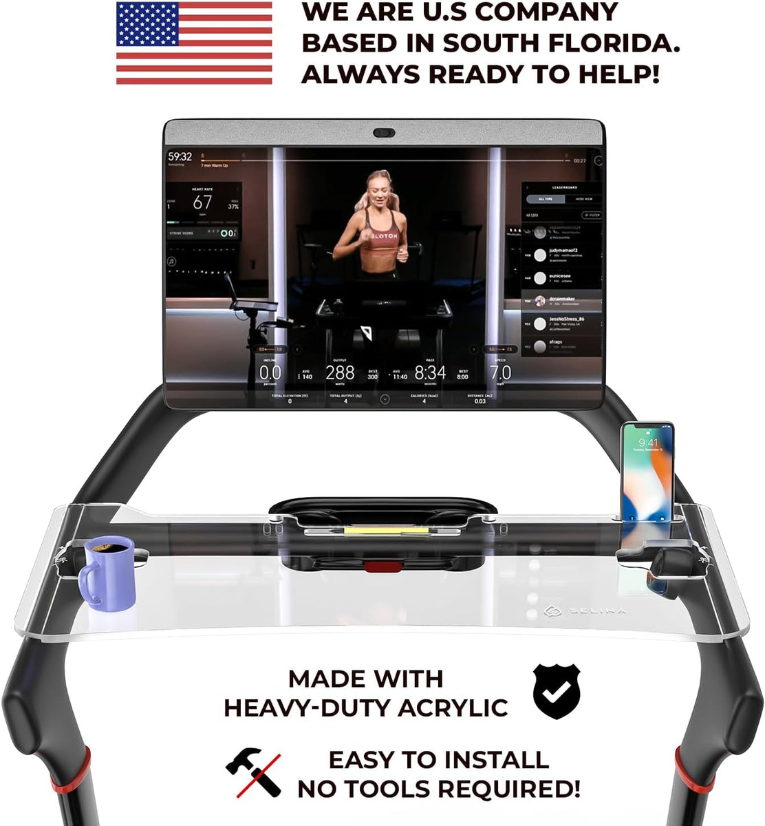 Tfd Peloton Adjust Screen Bike Accessories Buy TFD The Tray