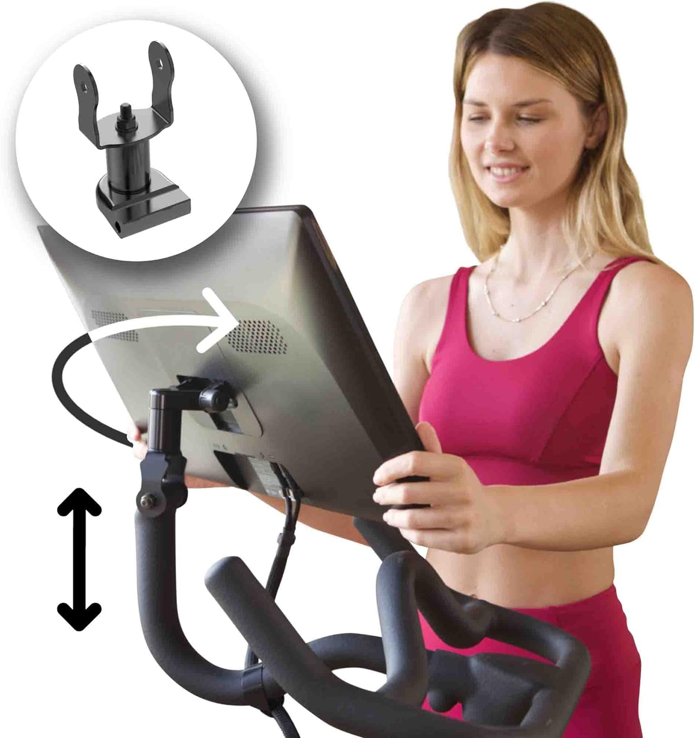SELINA Screen Swivel Mount Pivot Arm Compatible with The Peloton
