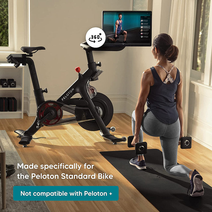 Screen Swivel Mount compatible with the Peloton bike – 360 Swivel Arm for Screen | Pivot Mount Accessory Compatible with Peloton Bike